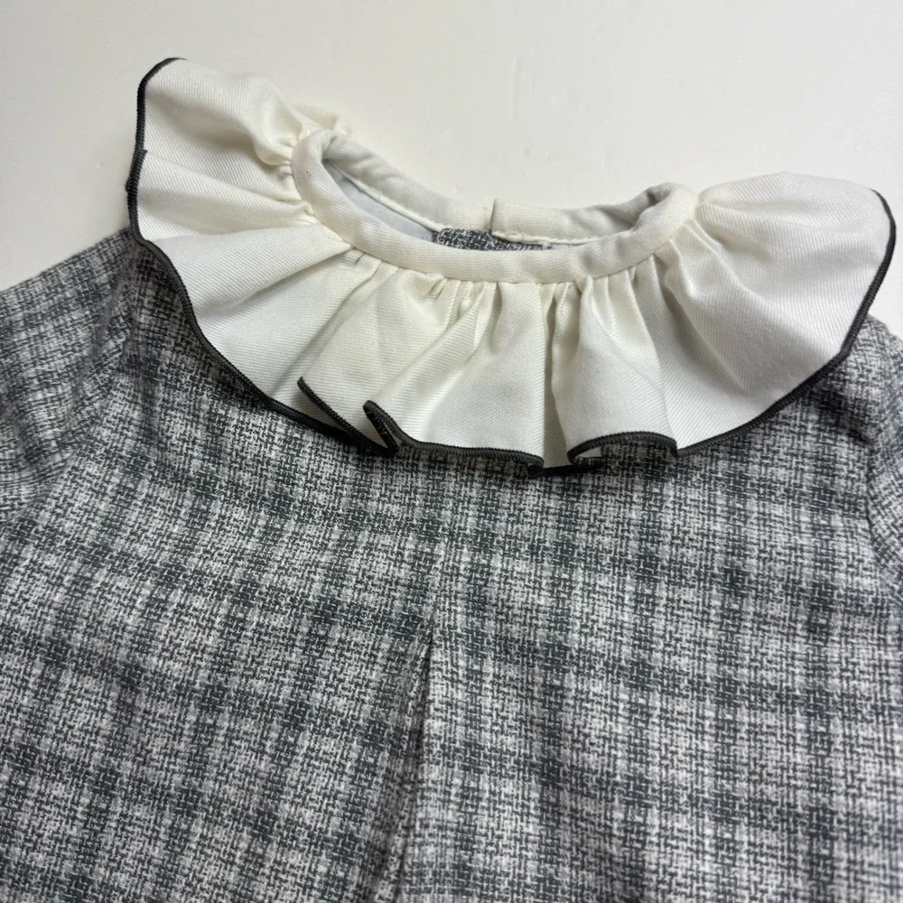 Bebe Sweeney plaid collared dress